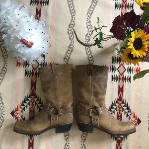 Frye harness boots
